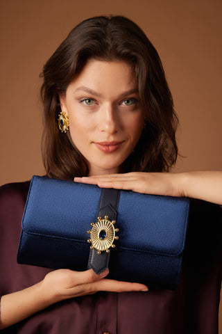 Navy Blue Crystal Bag Jewel