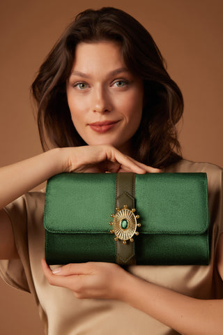 Emerald Green Crystal Bag Jewel