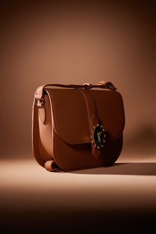 Gerda Camel Brown Bag